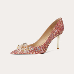Wedding Elegant High-grade French Stiletto Chinese