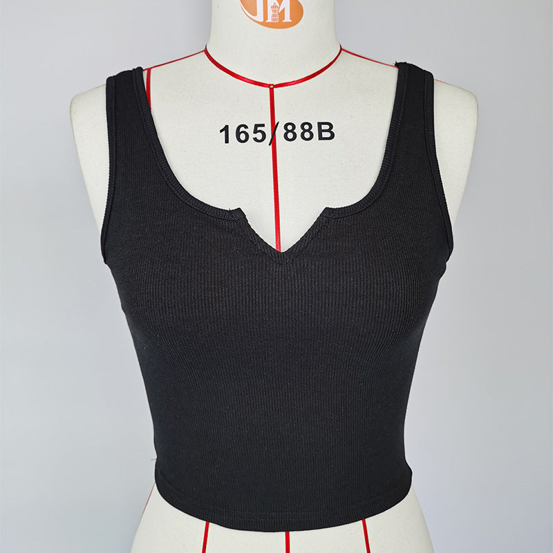 tagram Mesh Red  Personalized Slim Fit Inner Wear Cropped Camisole