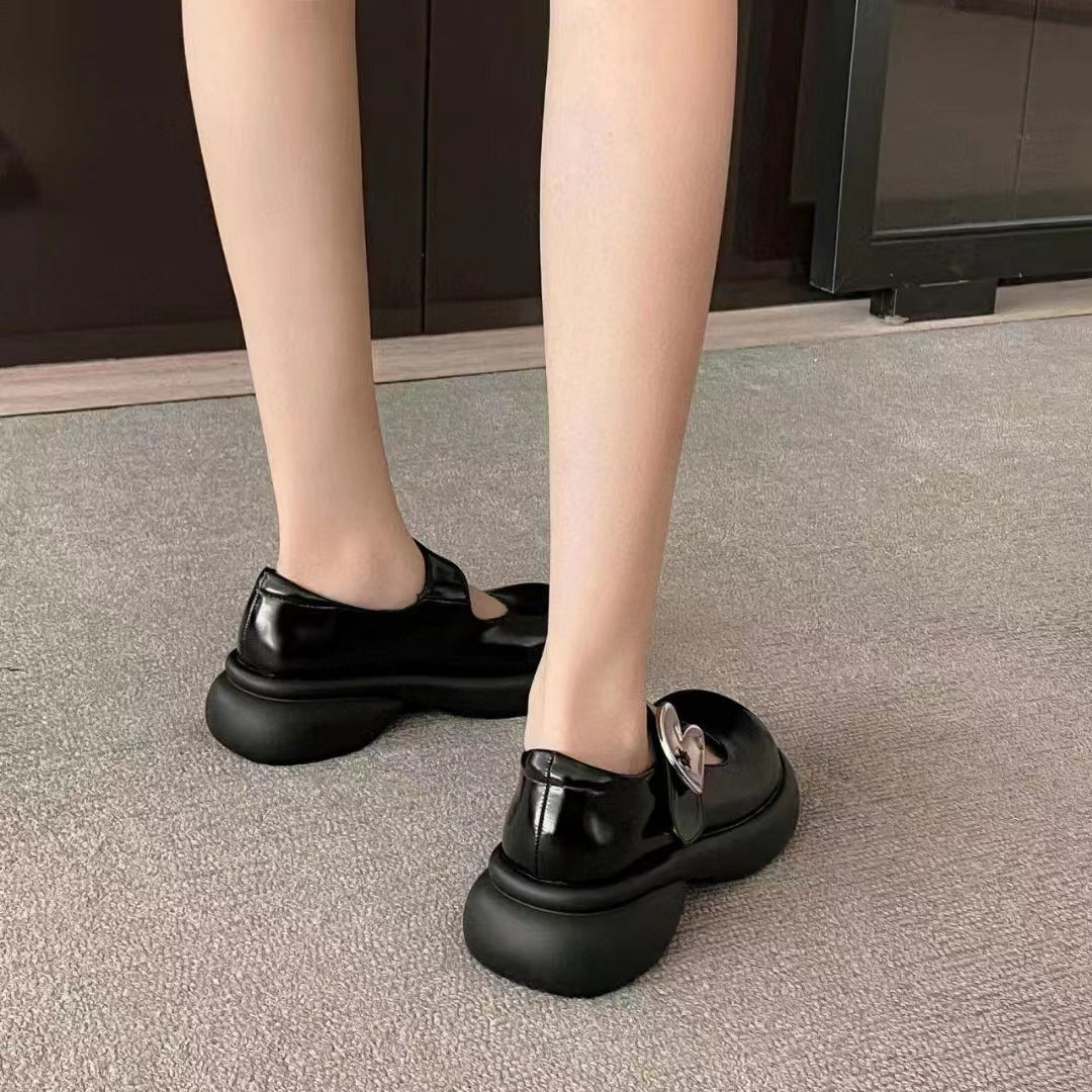 Women's Spring Platform Height Increasing Heart