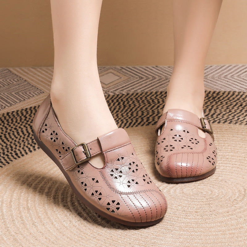 Women's Soft Bottom Hole Comfortable Breathable Hollow