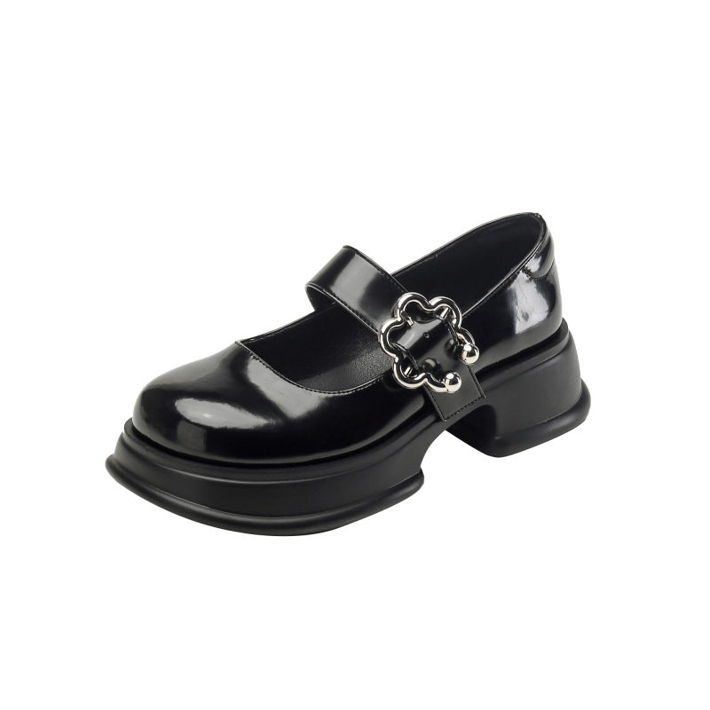 Female Summer Preppy Style Lolita Pumps Floral