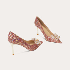 Wedding Elegant High-grade French Stiletto Chinese