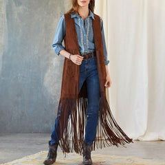 Tassel Vest Slimming Slim Sleeveless Vest Inverness