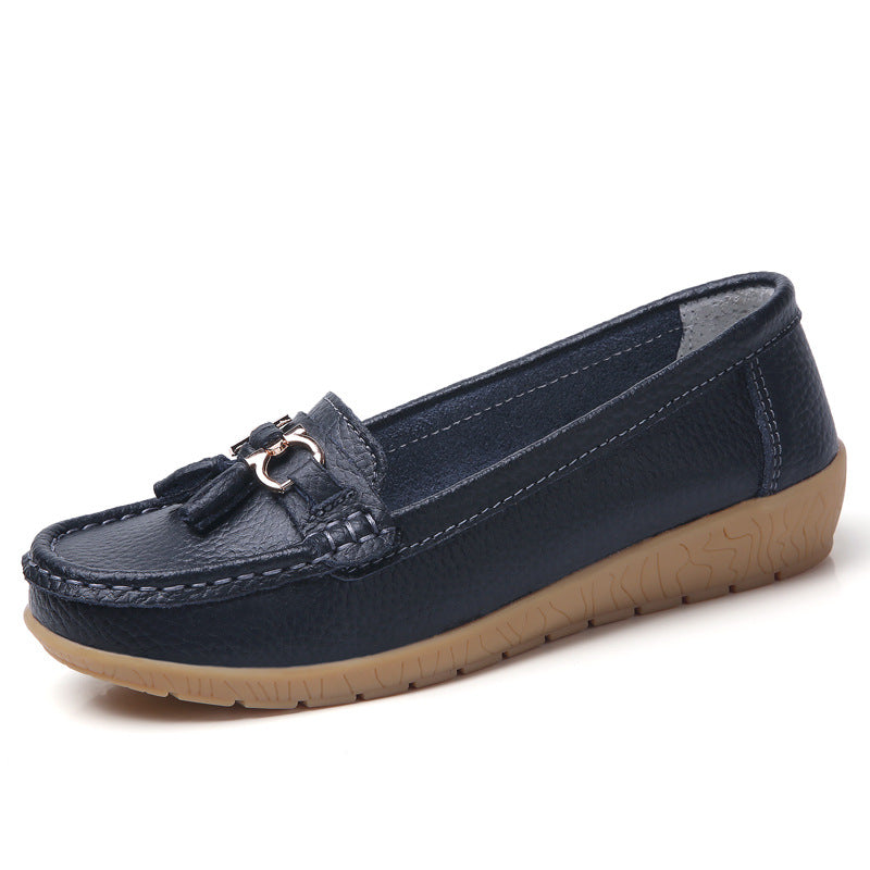 Cowhide Mother's Flat Soft Bottom Large