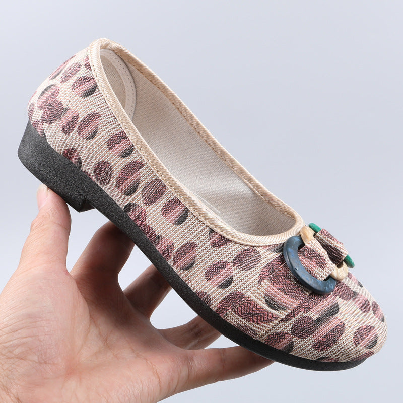 Women's Beijing Cloth Flat Soft Surface Comfortable