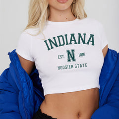 Street Internet Celebrity Short Letters Slim Fit Short Sleeve T Shirt Top