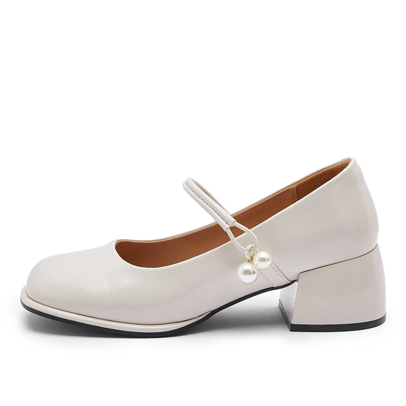 Charming Women's Chunky Spring Low-cut Slip-on
