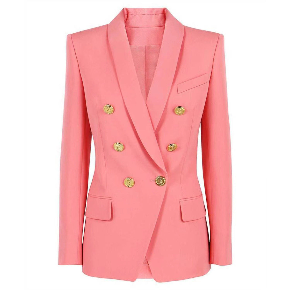 Advanced Blazer Classic Green Collar Blazer High Quality