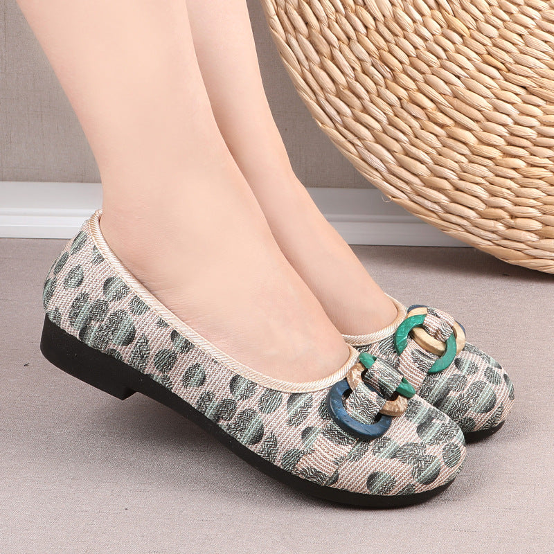 Women's Beijing Cloth Flat Soft Surface Comfortable
