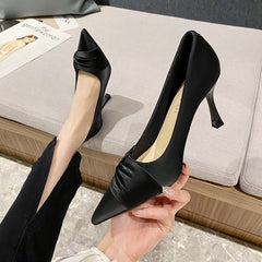 Escarpins à talons aiguilles hauts et bout pointu pour femme