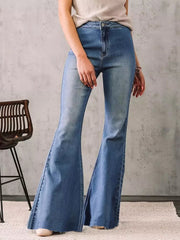 Slim Fit Stretch Flared Pants Jeans Jeans