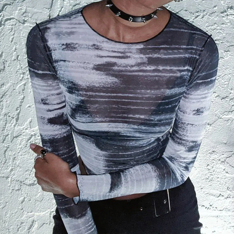 Western Inner Wear – Kurze Bluse mit Spitzenkragen