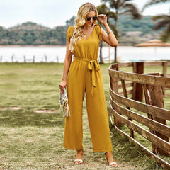 Office Waist Slimming One Piece Trousers