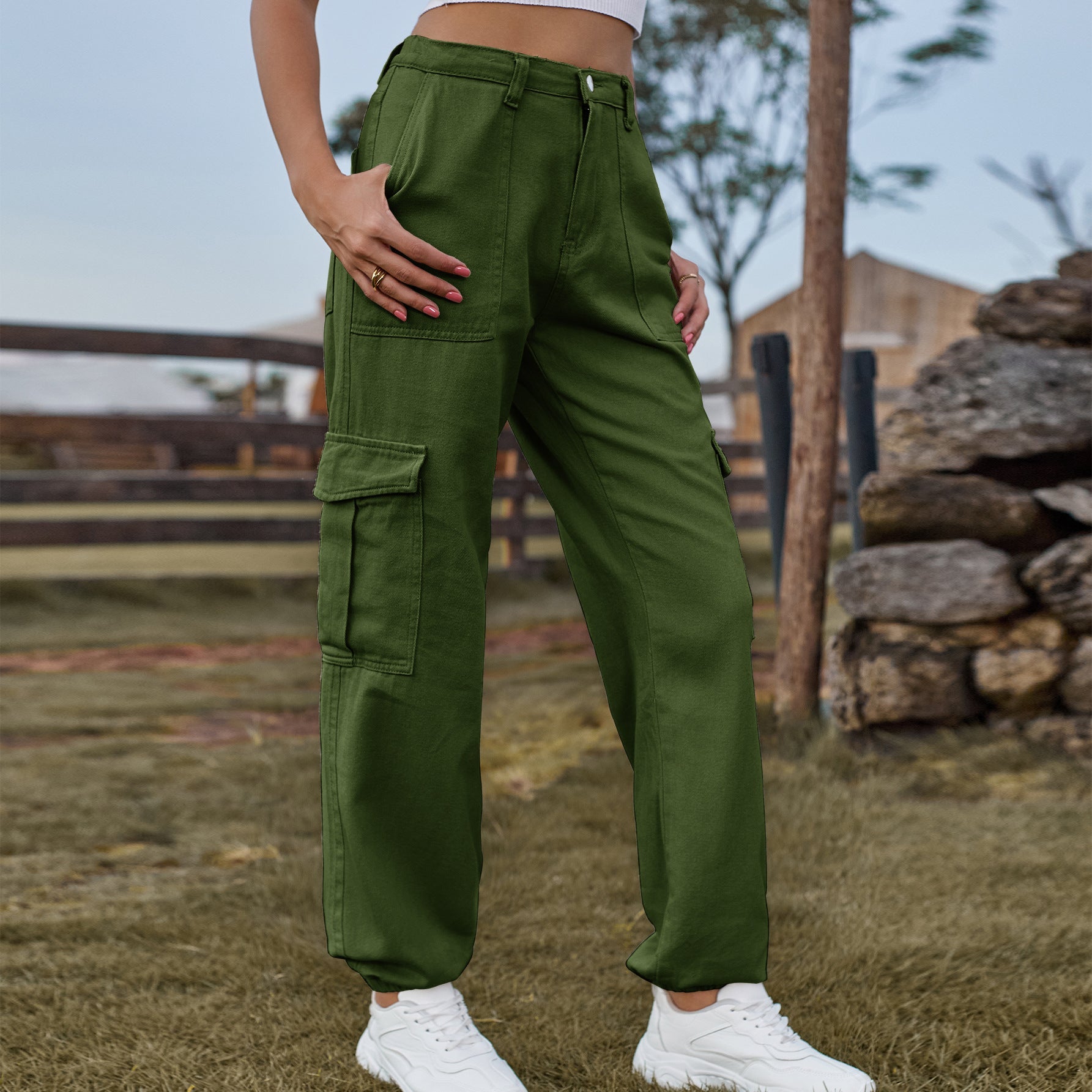 Denim Semi Elastic Personality Alle passenden Arbeitshosen Trend