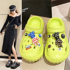 Women's Summer Wear Thick Bottom Cartoon Height