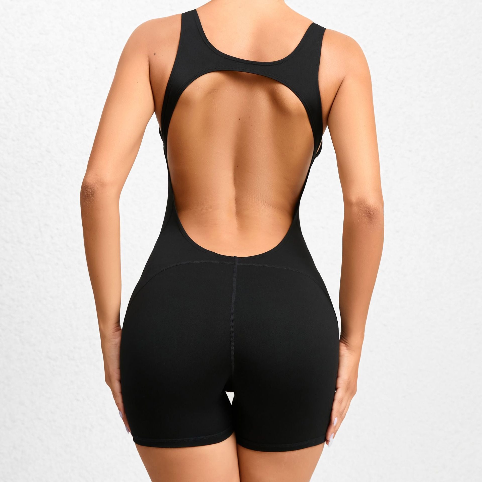 Quick Drying Nude Feel Yoga Training Fitness Integrated Hip Lifting Sport Yoga Jumpsuit