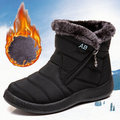 Taille femme hiver chaud fermeture éclair latérale coton léger