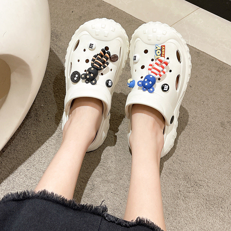 Women's Summer Wear Thick Bottom Cartoon Height