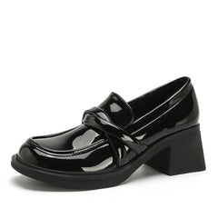 Women's Retro British Thick Bottom Slip-on