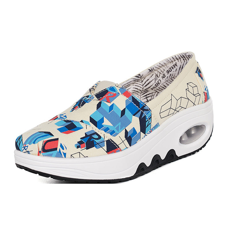 Women's Size Rocking Platform Slip-on Comfort And
