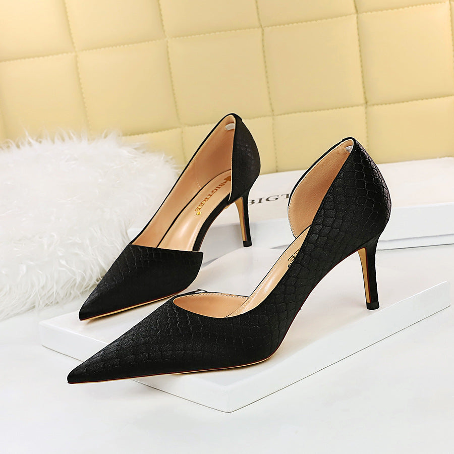 Fashion Party Stiletto Shallow Mouth