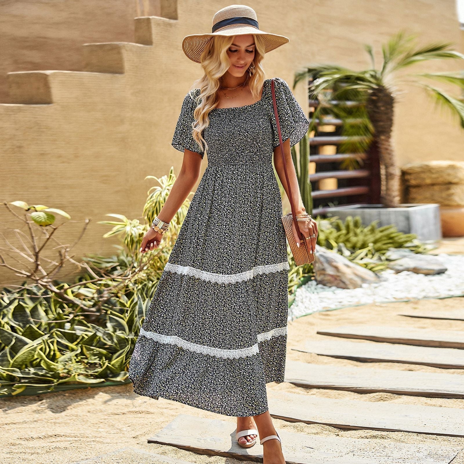 Dress Elegant off Neck Dress