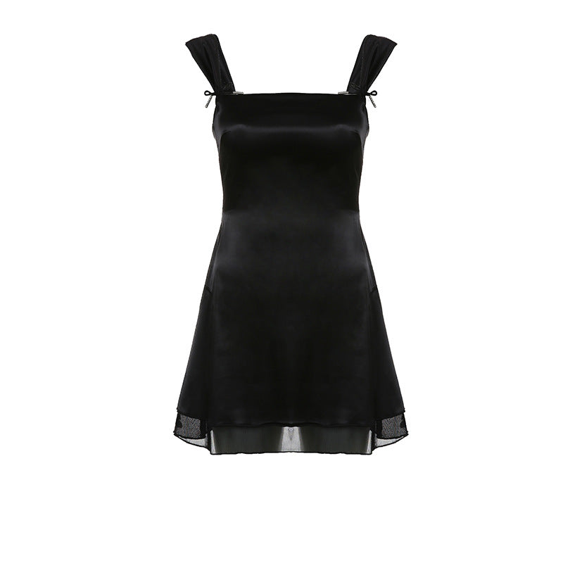 Balletcore Chiffon Strap Dress