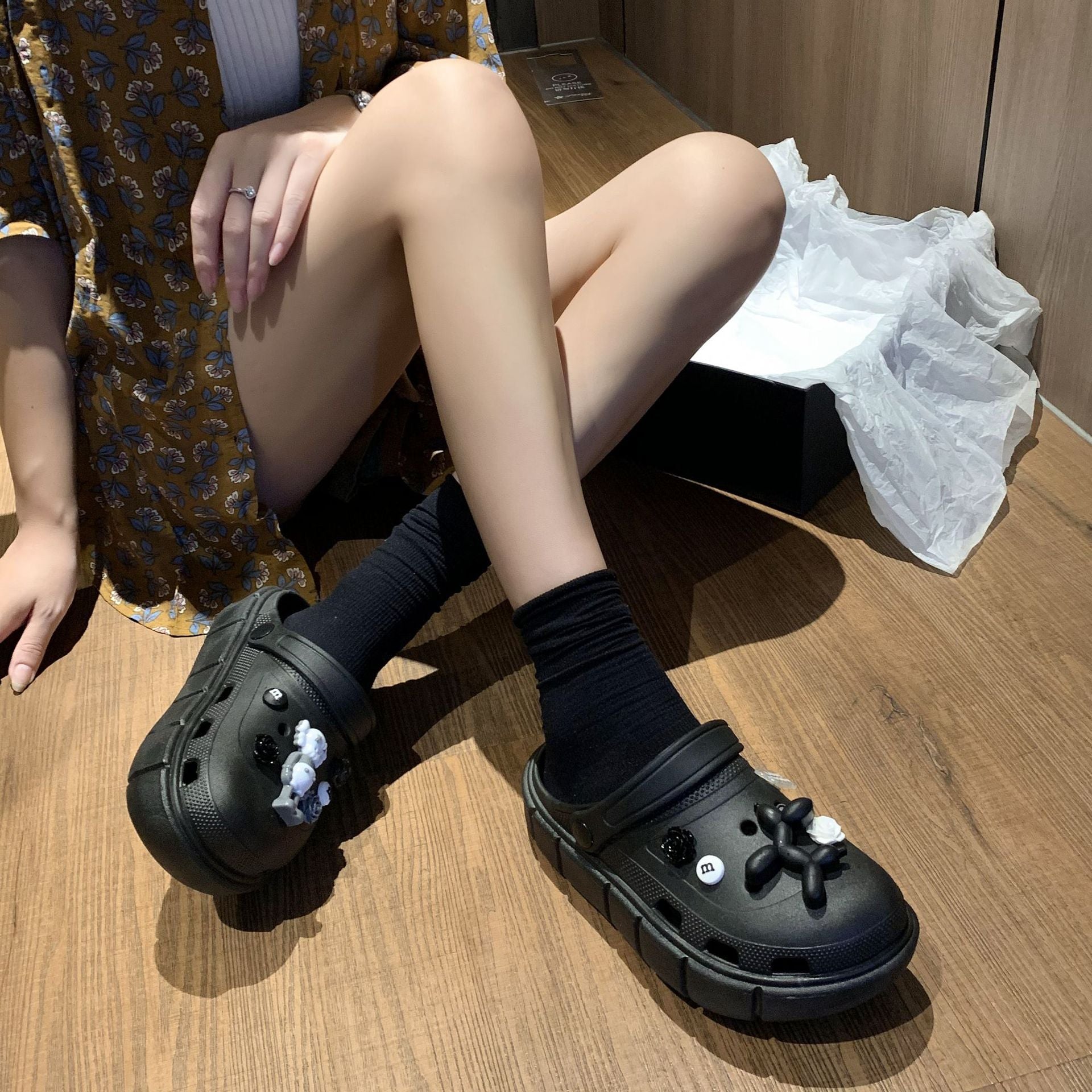 Women's Korean Beach Thick Indoor Bottom Height