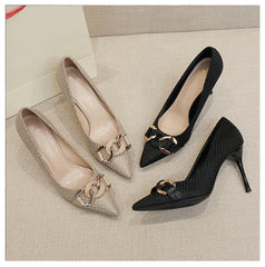 Pretty Women's Large Size High Stiletto Heels