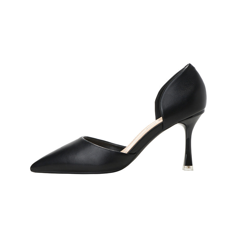 Damen Muster Glänzend Pendler Karriere Interview Hohl Heels