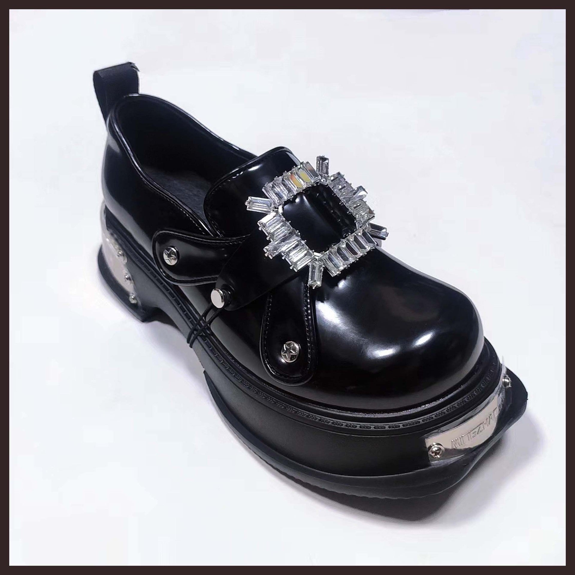 Women's Niche Height Increasing Vintage Platform British