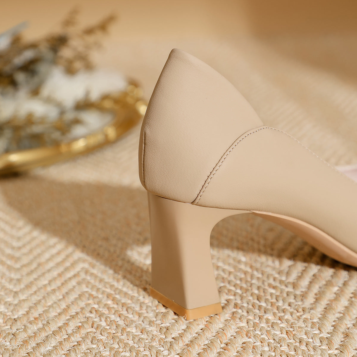Classy High Female Spring Chunky Low-cut