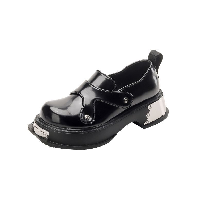 Women's Niche Height Increasing Vintage Platform British