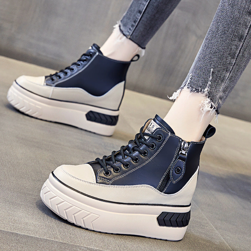 Women's Winter Platform Fleece-lined Height Increasing Insole
