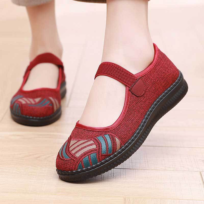 Women's Pumps Belt For The Old Female