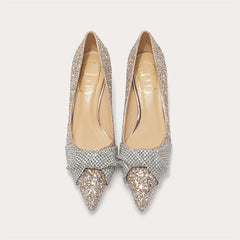 Women's Crystal High Design Sense Niche