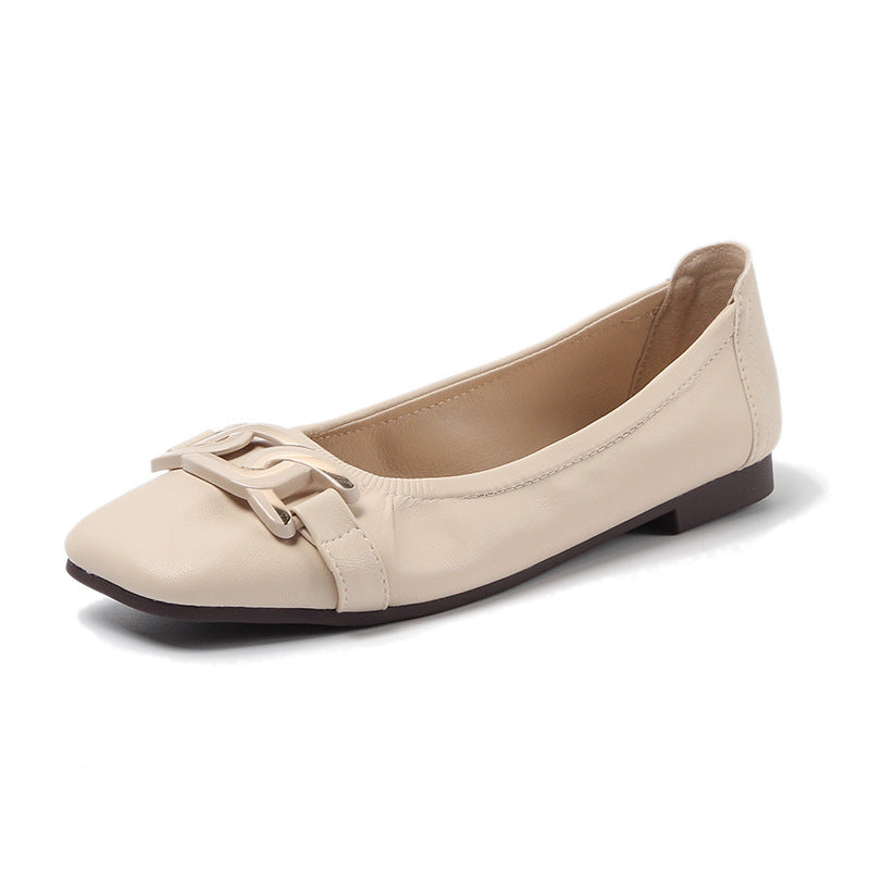 Women's Size Low-cut Flat Fat Feet Wide