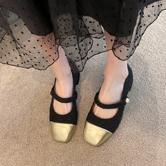 Talons épais rétro Mary Jane pour femmes