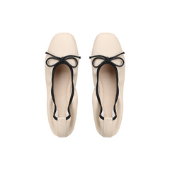 Women's Square Toe Low-cut Flat Soft Bottom