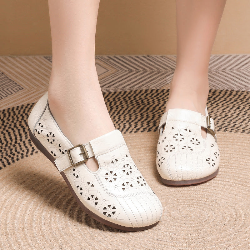 Women's Soft Bottom Hole Comfortable Breathable Hollow