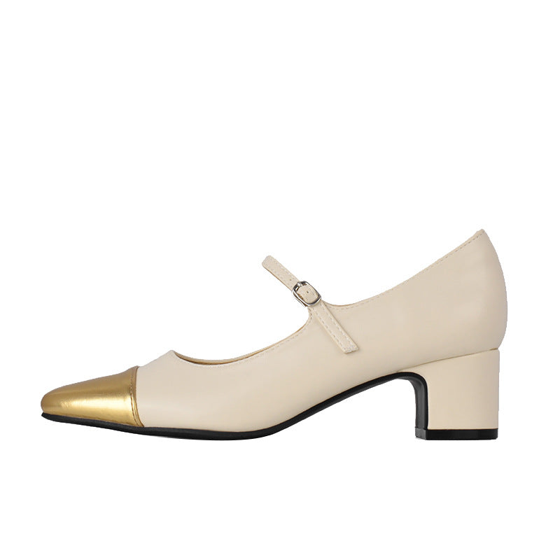 Elegant Women's Gentle Dress Mary Jane