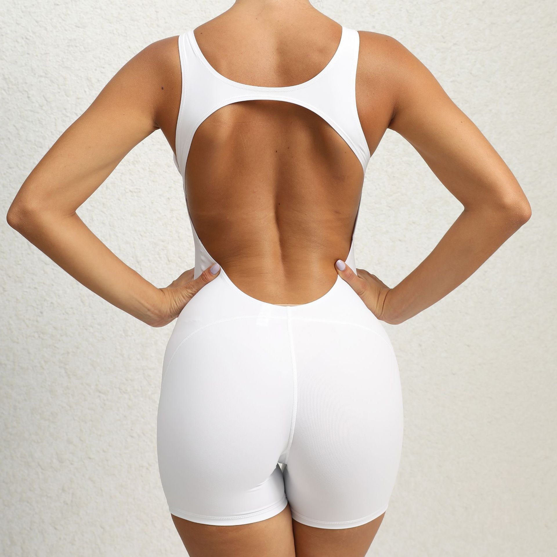 Quick Drying Nude Feel Yoga Training Fitness Integrated Hip Lifting Sport Yoga Jumpsuit