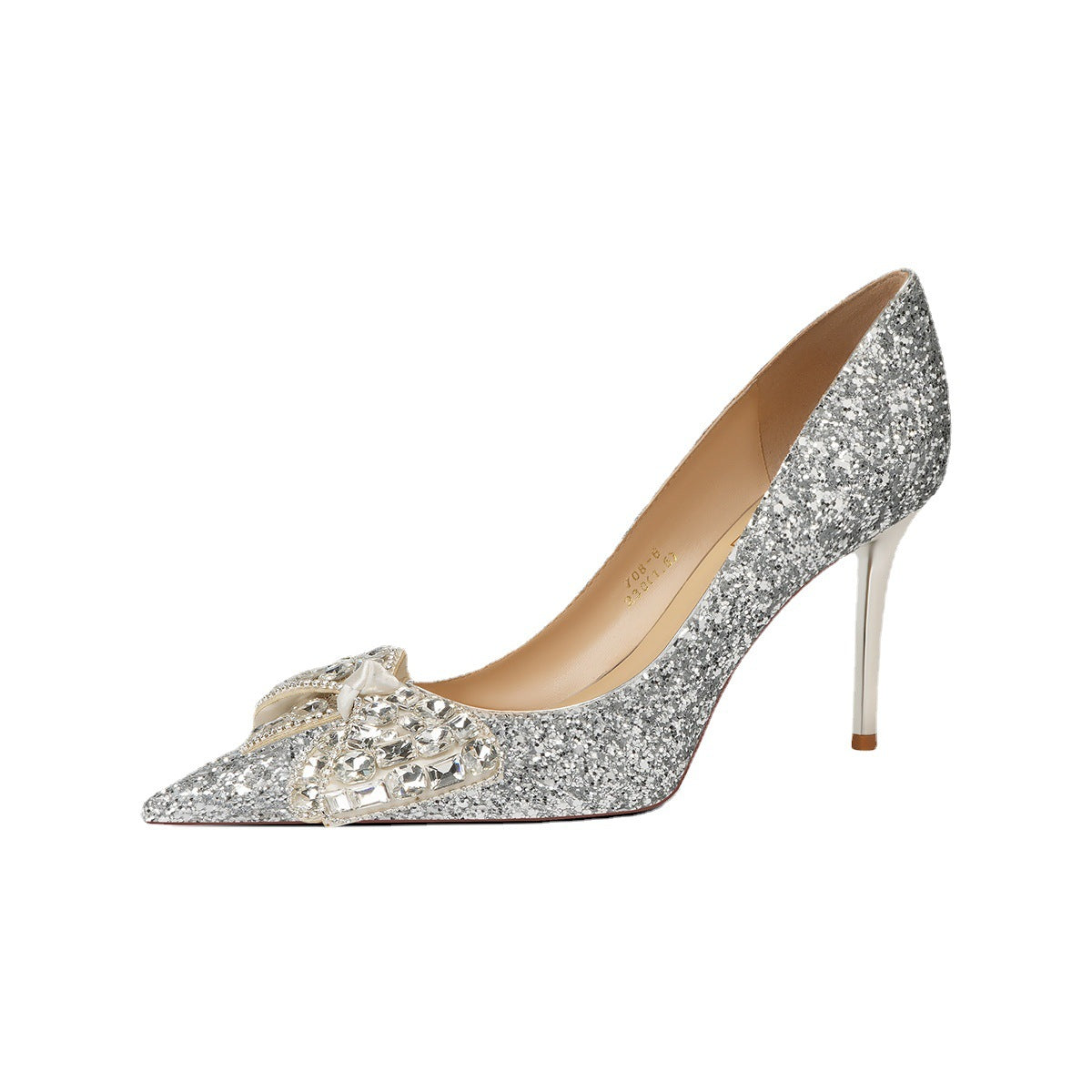 Charming Tired Feet Wedding Rhinestone High