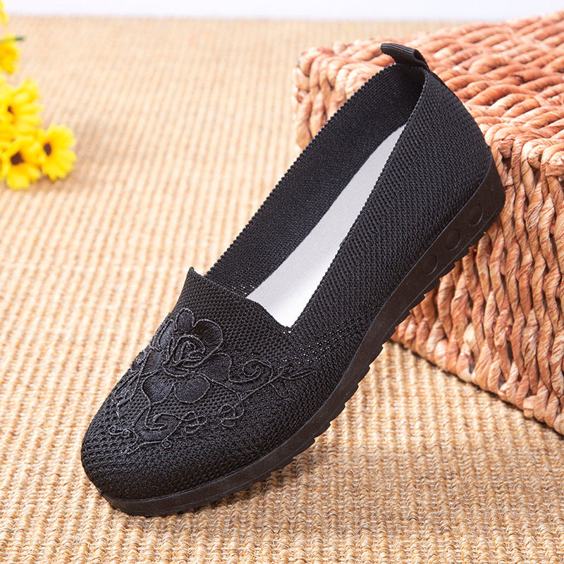 Women's Old Beijing Craft Net Low-cut Comfortable
