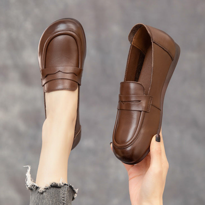 Bequemer Slipper für Damen, echte weiche Sohle, einlagig