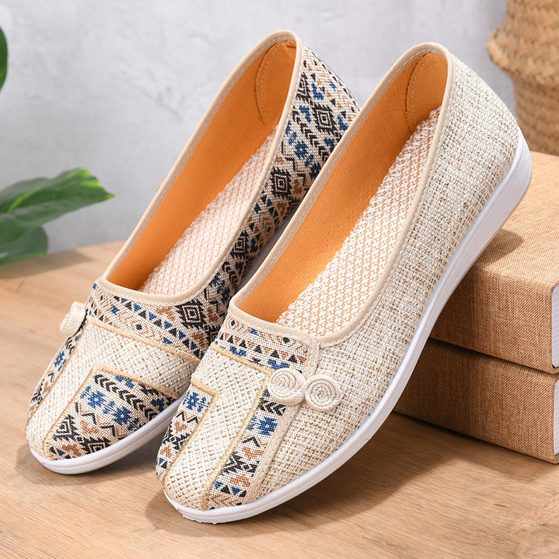 Bottom Breathable Mom Summer Flat Hollowed
