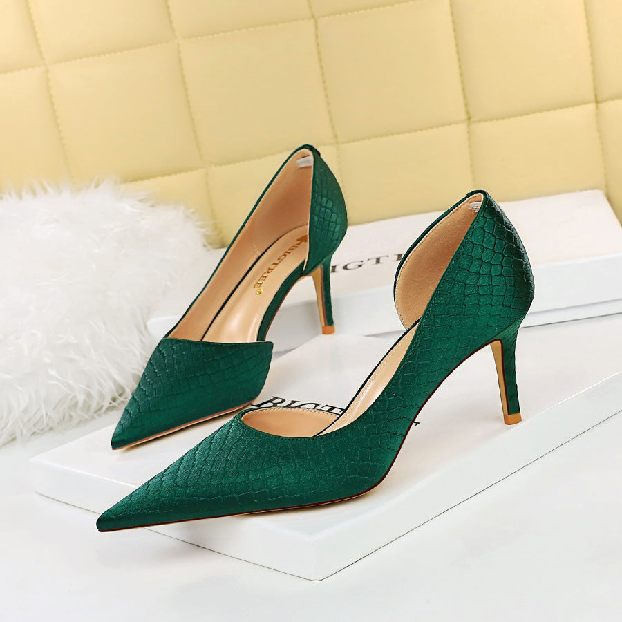 Fashion Party Stiletto Shallow Mouth