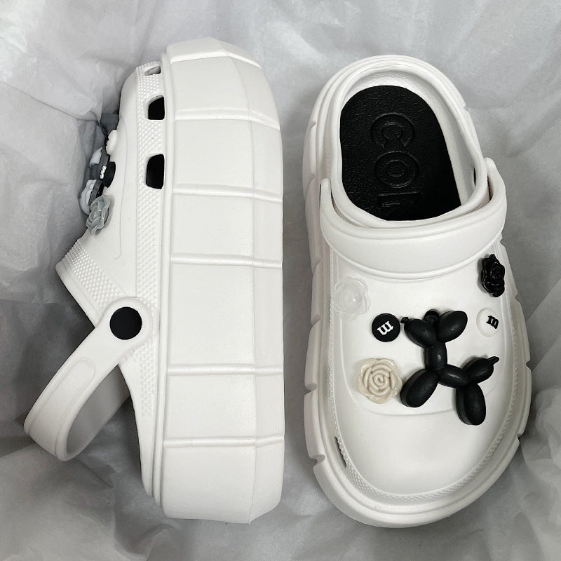 Chaussures d'été à enfiler pour femmes, style extérieur Eva