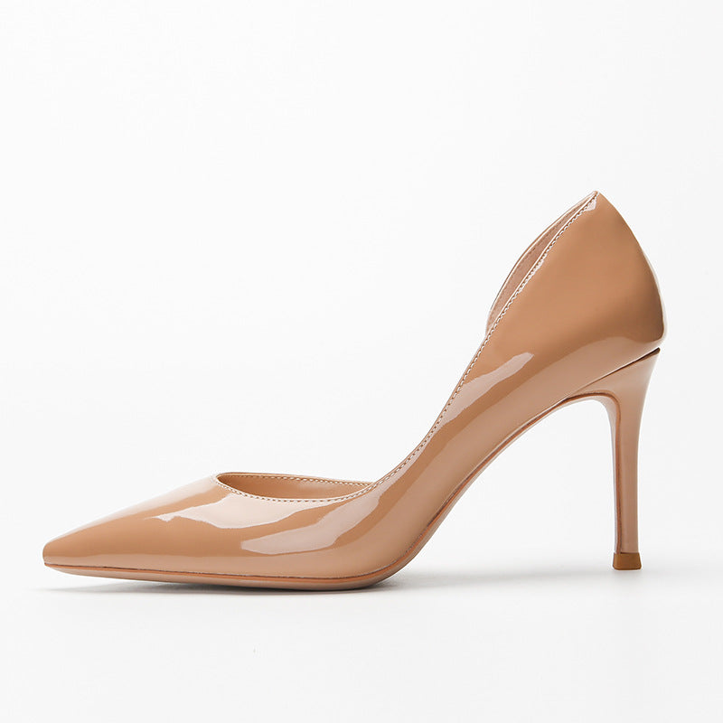 Women's Pointed Classic Style High Pumps French Heels
