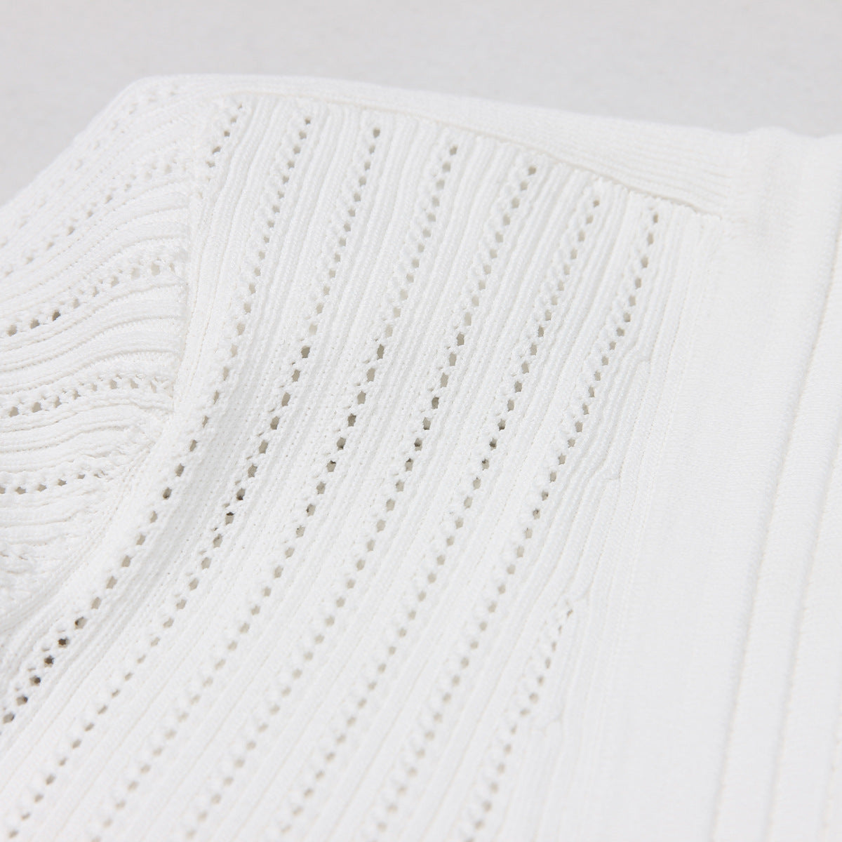 High Quality Knitted Fabric V neck Slim Slimming Short Sleeve Dress